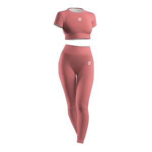 Fitness Set for <b>Women</b> <b>Leggings</b> and Top Active Casual Wear Supplier - Product Image 2