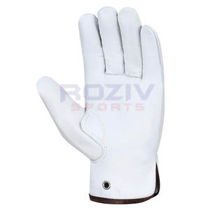 ถุงมือหนังคุณภาพสูง ป้องกันนิ้วมือ สายรัดข้อมือปรับได้ กันลื่น สำหรับงานอุตสาหกรรม-รับผลิตแบรนด์ส่วนตัว - Product Image 4