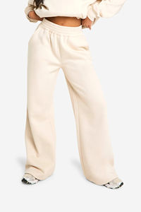Pantalon 100% coton, poids lourd, 450 GSM, streetwear, coupe ample, surdimensionné, imprimé personnalisé, pantalon de survêtement pour femmes - Product Image 3