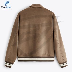 Veste universitaire en toile de qualité supérieure, streetwear, manches longues, col montant, vêtements de mode, prix bas, unisexe - Product Image 6
