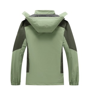 Chaquetas de Montañismo 3 en 1 para Hombre Otoño Invierno, Chaqueta con Capucha Impermeable y Cortavientos, Forro Polar Cálido para Exteriores - Product Image 6