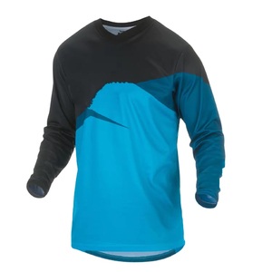 T-shirt en polyester à séchage rapide de conception OEM vêtements de course de motocross pour hommes et garçons maillot de cyclisme extérieur avec nom de l'équipe imprimé - Product Image 2