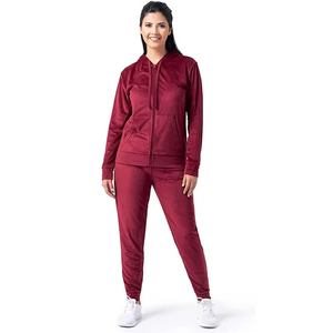 Nuevo Conjunto Deportivo de Invierno de 2 Piezas con Sudaderas con Capucha de Forro Polar en Colores Sólidos Estampados Unisex - Product Image 5