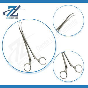 Pince à artère Negus Tonsil 180mm de long grande courbe chirurgicale en acier inoxydable manuel certifié CE fabricant d'instruments Pakistan - Product Image 4