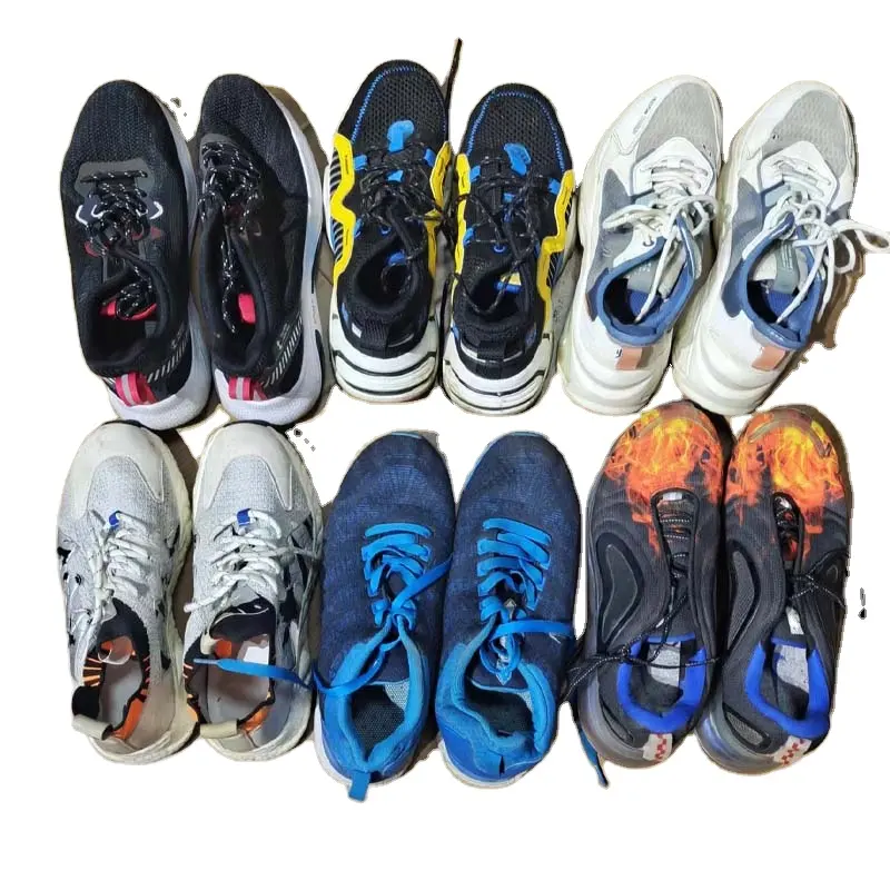 Zapatos de segunda mano para hombre, zapatillas deportivas de marca para correr, venta al por mayor