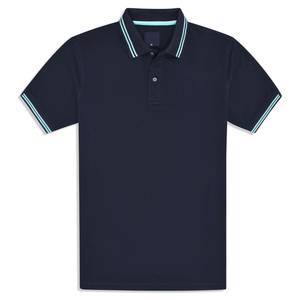 Customizable <b>Men's</b> High-End 100% Cotton for Polo Shirt Eco-Friendly Solid Pattern Fabric <b>Navy</b> Plain Pique Design Sizes XL 5XL - Product Image 1