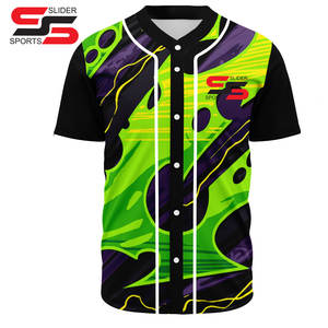 Maillot de baseball de haute qualité pour hommes, vêtement de softball à sublimation complète, uniforme de maillot de baseball à bas prix - Product Image 5