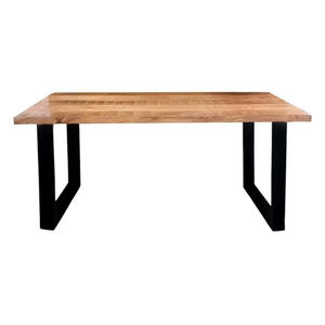Table à manger industrielle élégante carrée en forme de U meubles polyvalents étanches pour appartement maison hôtel ferme entrée - Product Image 1