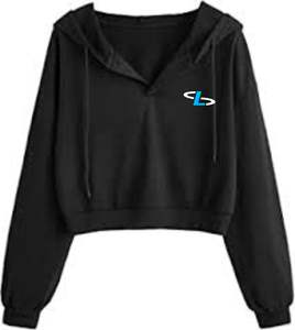 เสื้อครอป2025คุณภาพสูงชุดวอร์มสำหรับผู้หญิงชุดวอร์มมีฮู้ดสองชิ้นชุดกางเกงวิ่งจ๊อกกิ้ง - Product Image 3