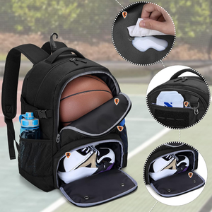 Personalized Fashion Football Basketball Team <b>Backpack</b> <b>Waterproof</b> Anti-Theft Durable Design Custom Logo Text Print 20-37L - Product Image 3