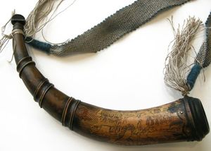 Handcrafted Festive <b>Viking</b> Drinking Horn Ceramic <b>Cup</b> for Mead and Ale for Christmas Feasts and Holiday Cheers - Product Image 6