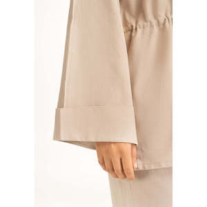 Camisa de Lino de Corte Regular WM-COD-SS25-369T Transpirable Sin Cuello para Primavera/Verano - Product Image 5