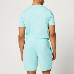 Vente en gros de nouvelle mode ensemble t-shirt et short personnalisés pour hommes à des prix abordables ensemble jumeau 2 pièces pour l'été ensemble de short de jogging pour hommes - Product Image 2