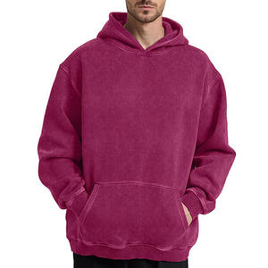 Fabricants de vêtements 100% basiques sweats à capuche en coton mélangé pour homme personnalisé surdimensionné poids lourd 2025 nouveauté sweats à capuche pour hommes - Product Image 1
