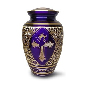 Yellow Hummingbird Floral Memorial Urn with Artistic Nature Design and <b>Velvet</b> <b>Bag</b> for Ashes Storage - Product Image 2