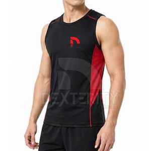 Venta al por mayor de fábrica: Camisetas sin mangas personalizables para entrenamiento casual, transpirables, de punto, de secado rápido y ecológicas. - Product Image 3