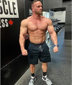 Offre Spéciale Vêtements de sport & Vêtements de fitness Ensemble short et t-shirt de sport avec short assorti pour hommes - Product Image 4