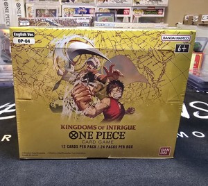 กล่องบูสเตอร์วันพีซ OP-04 Kingdoms Of Intrigue ใหม่ - ยังไม่ได้แกะซีล - Product Image 1