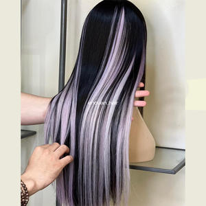 Peluca de Cabello Humano Vietnamita de Primera Calidad con Técnica Eslava para Tiendas de Belleza, Ofrece Unidades Premium Sin Pegamento Listas para Usar - Product Image 2