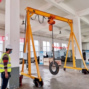 Grúa Pórtico de Operación Manual Independiente a Precio Económico, Grúa Pórtico Móvil con Pluma Articulada para Montacargas de 1, 2, 3, 5 y 10 Toneladas, en Venta - Product Image 3