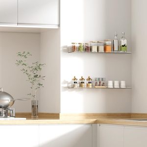 Estantes de acrílico elegantes montados en la <span class=keywords><strong>pared</strong></span> directos de fábrica adecuados para exhibir cosméticos en salones - Product Image 5
