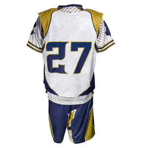 ชุดยูนิฟอร์มทีมลาครอสแบบยูนิเซ็กซ์ ไซส์พลัส แห้งเร็ว ระบายอากาศได้ดี ยืดได้สี่ทิศทาง กางเกงขาสั้นเอวยางยืด พร้อมรับสั่งทำโลโก้จำนวนมาก - Product Image 3