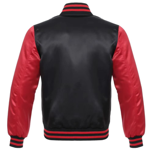 Veste bomber vintage en toile brodée personnalisée 2026, style varsity, baseball, col montant, hiver, respirante pour hommes - Product Image 6