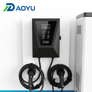 Chargeur EV professionnel double pistolet 7kW*2 Type 2 Type 1 GBT OCPP 1.6J APP Station murale pour appartement et facturation communautaire - Product Image 1