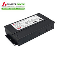277Vac 0-10V Dimming Dual Signal Tunable White J-box LED Driver 120W Constant Voltage Led Power Supply 12V 24V 36V 48V