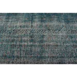 Alfombra Vintage, Alfombra de Lana Azul Grisácea de 4.6x7.5 pies - Product Image 5