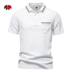 Camisas de poliéster/viscosa antiarrugas teñidas de hilo sólido para hombre personalizadas Ryan Pro Gear con logotipo frontal de media manga - Product Image 4