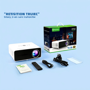 Projecteur intelligent Android VOPLLS HT22 4K LCD 500 lumens, projecteur de cinéma maison portable avec 4 Go de RAM et 16 Go de ROM - Product Image 2