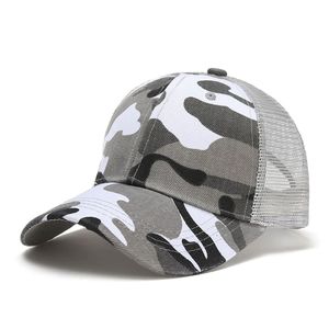 Camo Printed Premium Quality Breathable Sporty Adjustable Baseball Caps Custom Embroidered logo 100% Cotton 7 Panel - Product Image 6