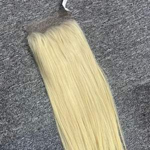 Peluca de pelo rubio HD Lace, cabello virgen crudo 100% cabello liso vietnamita - Product Image 4