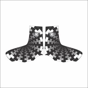 Couverture de taquet personnalisée en polyester, spandex, design de haute qualité, guêtres de football à sublimation personnalisée - Product Image 3