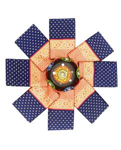 ผ้าไหมซาเร่ลายปัลลูแบบจาการ์ด งานดีไซน์สวยงาม ลวดลายหรูหราทั่วผืนบนผ้าเนื้อไหม สำหรับผู้หญิงในโอกาสพิเศษ จากกุจารัต - Product Image 6