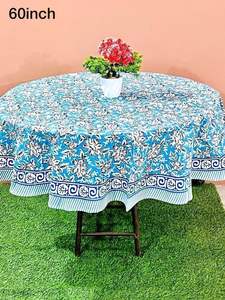 Nappes en coton imprimées sur mesure disponibles en 60 pouces de diamètre, idéales pour les magasins d'ameublement et adaptées à la revente - Product Image 3