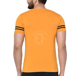 Loose Fit Venta al por mayor 100% algodón hecho hombres camiseta transpirable Low Moq camiseta para hombres logotipo impreso personalizado diseño hombres camiseta - Product Image 3