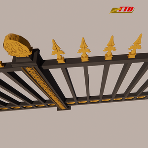 Modern Eco-Friendly Outdoor Fence Panels Iron Fencing with Powder Coating Enhance Privacy Style Protection Long Lasting Quality - Product Image 6