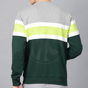 Sudaderas para Hombre Transpirables de Color en Contraste, Ropa Deportiva, Sudaderas con Cuello Redondo para Hombre, Sudaderas Básicas en Stock - Product Image 3