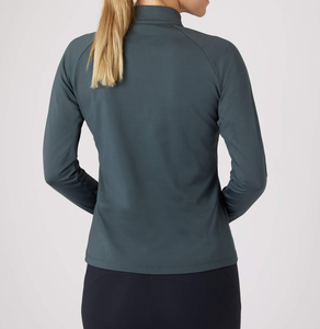 Chemises de course personnalisées pour femmes à manches longues hauts d'équitation vêtements équestres en gros couche de base imprimée couche de base - Product Image 2