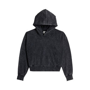 Sudaderas con Capucha para Mujer, Lavado Ácido, Servicio OEM Personalizado al por Mayor, Anti-pilling, Transpirables, 100% Algodón, Económicas - Product Image 4