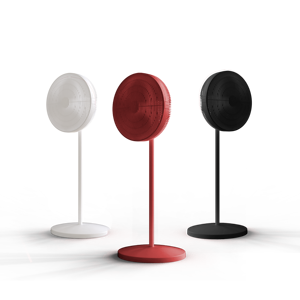 พัดลมตกแต่งสไตล์มินิมอลสีแดงรุ่น Legacy ดีไซน์ทันสมัยพร้อมมอเตอร์ AC สำหรับโรงแรม วิลล่า และบ้านพักอาศัยระดับพรีเมียม - Product Image 3