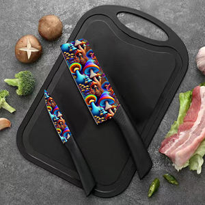 2 ensembles de couteaux de cuisine en céramique et plastique de haute qualité, prix d'usine, durables, ambidextres, vente chaude, livraison rapide pour - Product Image 4