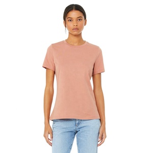 Bella Canvas Terracota Mujer 100% Airlume Camiseta de algodón peinado Relax Jersey 3D Beading Holes Transpirable 6400 Manga corta - Product Image 3