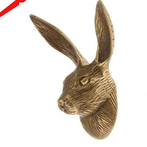 2025 nouveau look argent fini tête de cerf décoration murale pour la maison et l'hôtel - Product Image 5