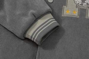 Chaqueta universitaria bordada personalizada para hombre Chaqueta con letras de lana de primera calidad OEM Etiqueta privada al por mayor para marcas Escuelas y equipos - Product Image 4