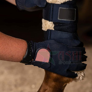 Gants d'équitation en cuir respirants pour l'entraînement des chevaux, unisexes, doigts entiers, imperméables, antidérapants, pour une utilisation en extérieur - Product Image 4
