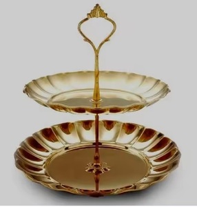 Gold Metal Dessert <b>Table</b> for Weddings Party Decorations and Cake <b>Displays</b> - Product Image 3