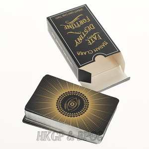 Jeu de cartes Oracle personnalisé pour l'auto-soin, impression sur papier de haute qualité 350 g/m², noyau bleu, bordure dorée, <span class=keywords><strong>Tarot</strong></span> - Product Image 6